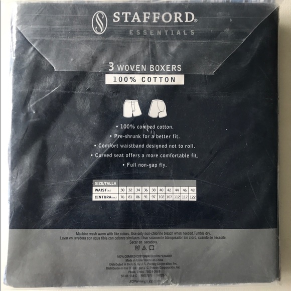 🔸2️⃣ FOR💲1️⃣5️⃣🔸 {Stafford} - Woven Boxers (3) - Picture 3 of 4